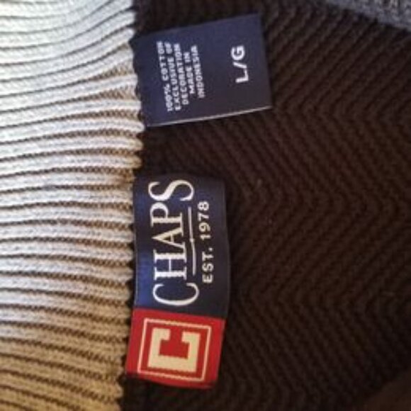 Chaps Men's Sweaters, wool and cotton(sold together) - Picture 7 of 9